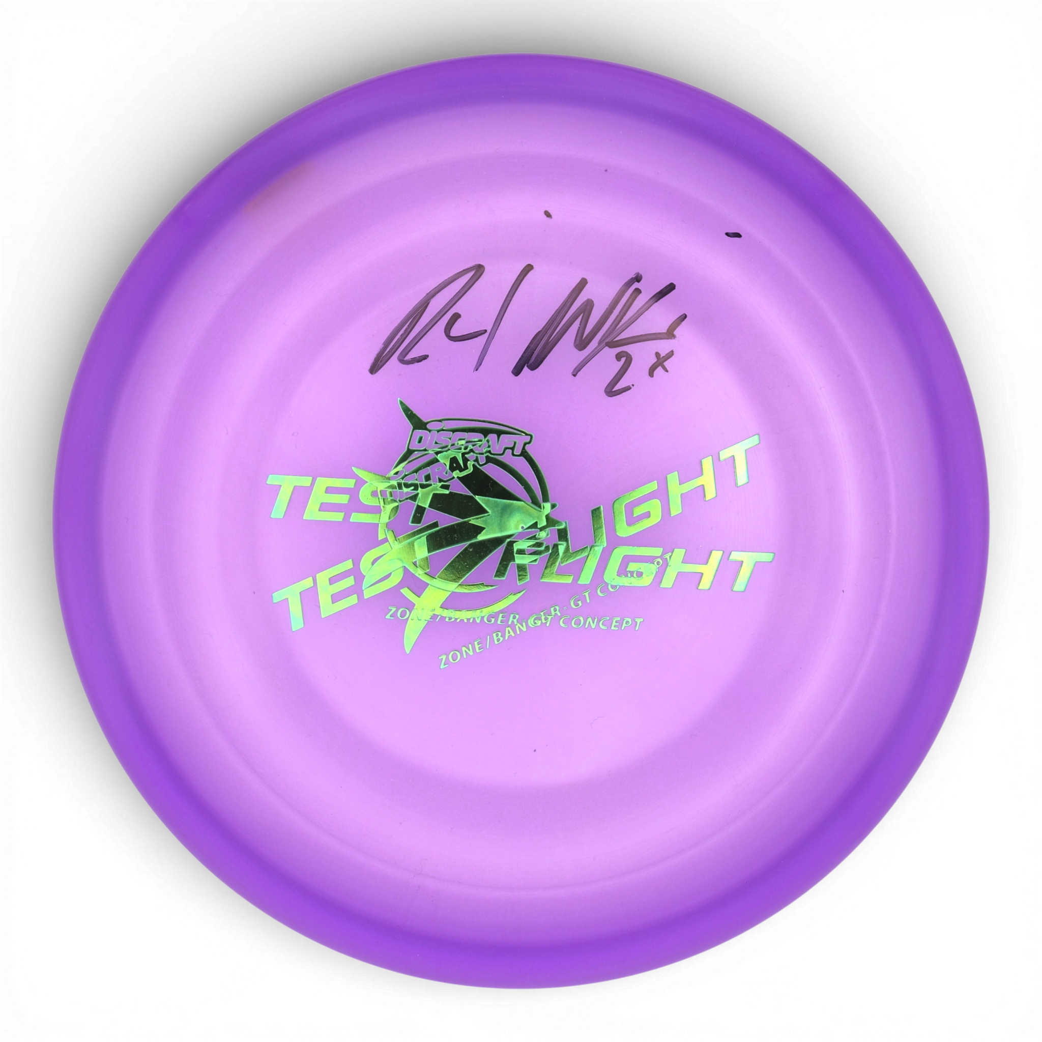 Discraft Zone GT - Test Flight Misprint - Signed by Ricky Wysocki