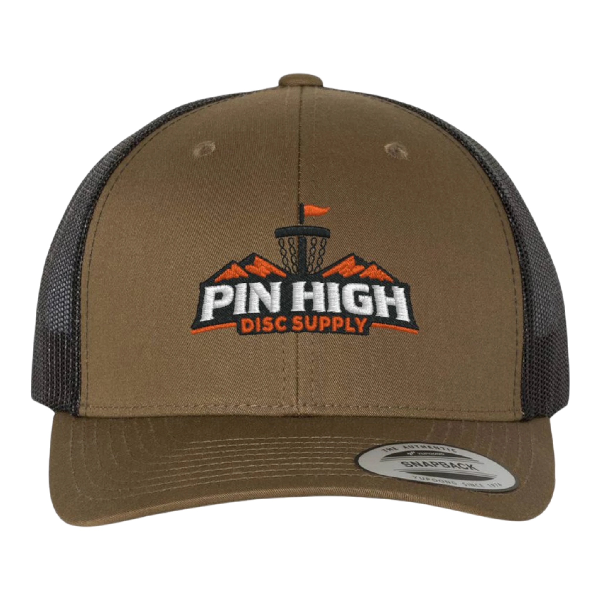Yupoong Six-Panel Retro Trucker Cap - Classic Logo